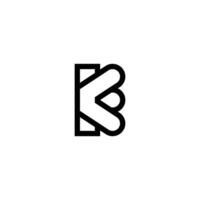 Creative Monogram Logo of KE and EK for Versatile Branding vector