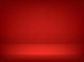 Empty red studio background. Red studio lighting. Space for selling products on the website. Background 3d. illustration. vector