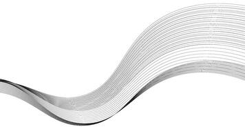 Wave lines flowing white background. Elegant smooth curvy lines. Abstract wave lines on white background vector