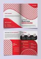 Creative Bifold Brochure Design Template vector