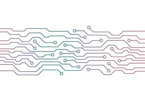 Modern Circuit Board Technology Background. vector