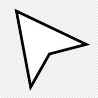 Computer mouse click pointer cursor arrow. Mouse cursor arrow. Cursor icon vector