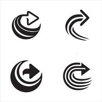 Four Arrow Designs with a Modern Look vector