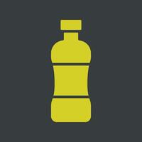 Water bottle trendy artwork lovely abstract illustration colorful useable design vector