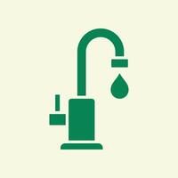 Water tap trendy artwork handsome abstract illustration colorful useable design vector