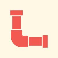 Plumbing pipe trendy artwork beauteous abstract illustration colorful applicative design vector