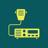 Tranciever radio trendy artwork ravishing abstract illustration colorful applicative design vector