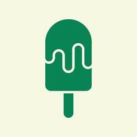 Sweet ice cream trendy artwork handsome abstract illustration colorful useable design vector