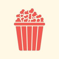 Pop corn trendy artwork beauteous abstract illustration colorful applicative design vector