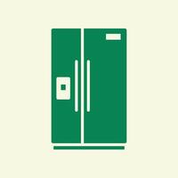 Refrigerator trendy artwork handsome abstract illustration colorful useable design vector