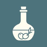 Olive oil trendy artwork beautiful abstract illustration colorful useable design vector