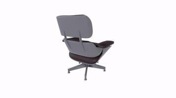 Modern ergonomic chair design in a minimalist office setting video