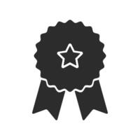 Certificate badge award icon. Premium quality. Seal stamp. Achievement badge. Profile Verification. Quality mark check mark. Approval sign. Task done. Project completed vector