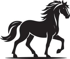 Running Horse Graphics for Dynamic Concepts vector