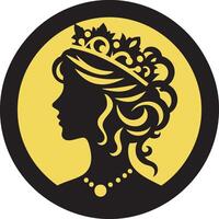 Vintage Portrait Cameo for Elegant Themes vector