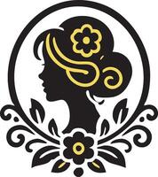 Antique Cameo Illustration for Retro Branding vector