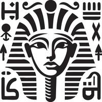 Ancient Civilization Symbol Silhouettes vector