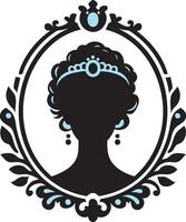 Vintage Silhouette Cameo for Unique Projects vector