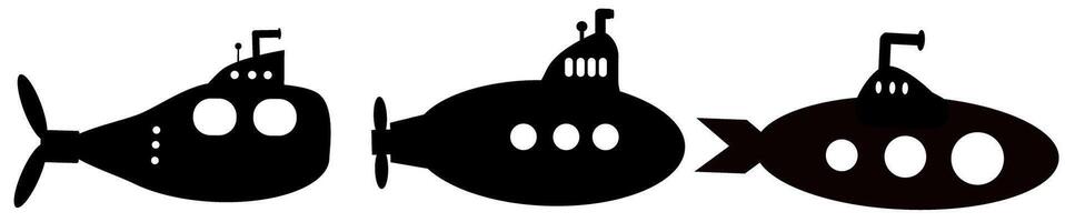 Submarine Drawing Illustration vector