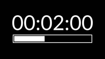 5 seconds countdown timer with white progress bar ideal for countdowns, timers, presentations, and educational video