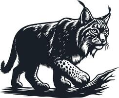 Abstract Lynx Artwork for Creative Concepts vector