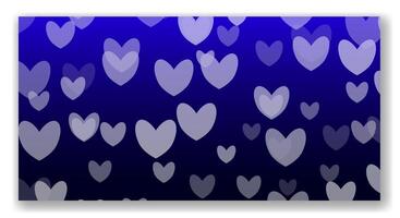 Colorful background with various heart shapes creating a romantic atmosphere for Valentines Day celebrations vector