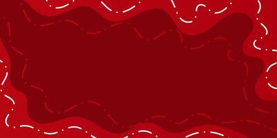 Sophisticated Red Abstract Flowing Waves and Luminous Lines vector