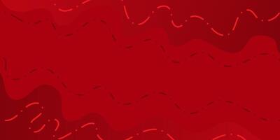 Sleek Red Flow Wave Like Shapes with Linear Details vector