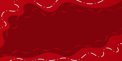 Vibrant Red Flow Abstract Wave Design with Subtle Lines vector