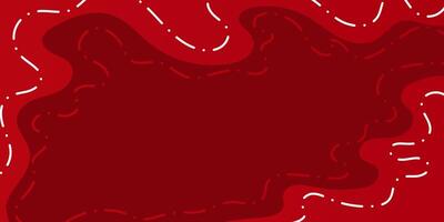 Abstract Crimson Elegance Waves and Linear Harmony vector