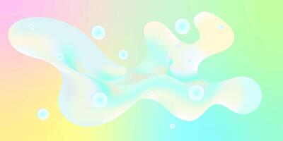 Abstract Liquid Art vector