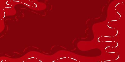 Radiant Red Curves A Modern Abstract Design vector