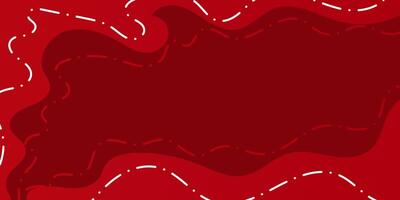 Abstract Scarlet Geometry Waves and Lines in Motion vector