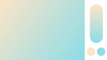 Peach and Turquoise gradient background with light blurred pattern. Abstract illustration with gradient blur design. Blurred colored abstract background. Colorful gradient illustration vector