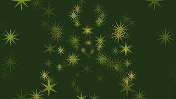 Retro star shapes continuously shoot towards screen video