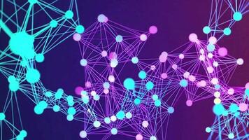 Ai network Vibrant Swirling Particle Design video