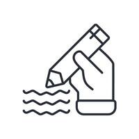 Ideation icon. .Editable stroke.linear style sign for use web design,logo.Symbol illustration. vector