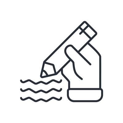 Ideation icon. .Editable stroke.linear style sign for use web design,logo.Symbol illustration.