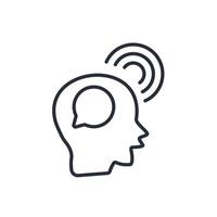 curiosity icon. .Editable stroke.linear style sign for use web design,logo.Symbol illustration. vector