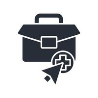 telemedicine icon. .Editable stroke.linear style sign for use web design,logo.Symbol illustration. vector