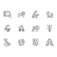 Workshop icon set..Editable stroke.linear style sign for use web design,logo.Symbol illustration. vector