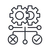 testing icon. .Editable stroke.linear style sign for use web design,logo.Symbol illustration. vector
