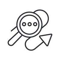 traceability icon. .Editable stroke.linear style sign for use web design,logo.Symbol illustration. vector