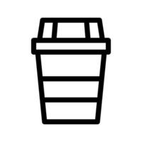 Dustbin Icon Symbol Design Illustration vector