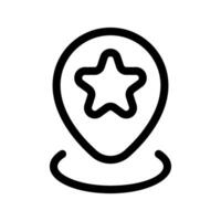 Favorite Destination Icon Symbol Design Illustration vector