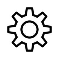 Cog Icon Symbol Design Illustration vector