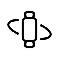 Rolling Pin Icon Symbol Design Illustration vector
