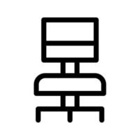 Office Chair Icon Symbol Design Illustration vector