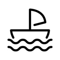 Boat Icon Symbol Design Illustration vector