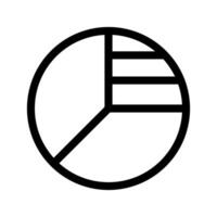 Pie Chart Icon Symbol Design Illustration vector